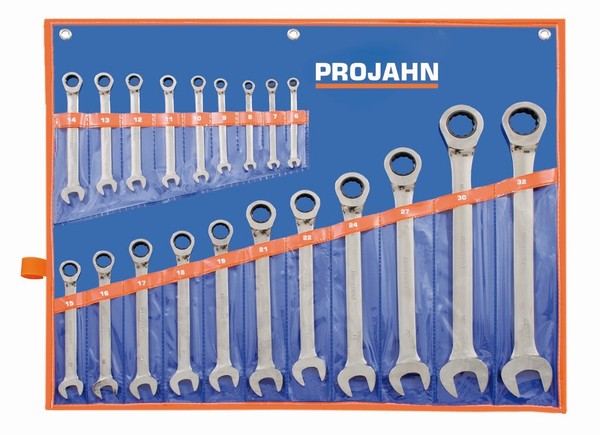 Projahn Geartech RatschenschlüSsel-Set Metrisch Klassik 20-Teilig 6 - 32 Mm-image