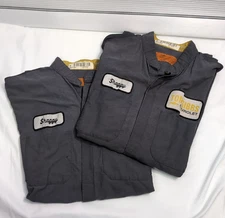 Work Shirts Red Kap Set Of 2 Sz L 'Shaggy'  Pre-owned Grunge