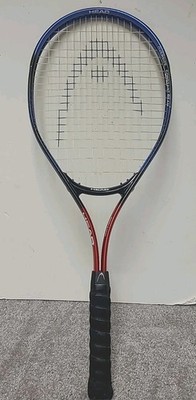 HEAD Standard Oversize 27'' Tennis Racquet 4 1/4'' Grip Red Blue Constant Beam EUC