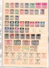 volle Albumseite Briefmarken, versch. Gebiete, Deutschland