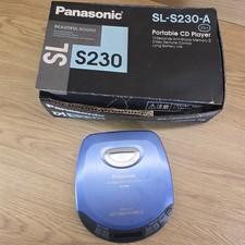 Panasonic SL-S230 A Portable CD Player - Blue - Boxed. Japanese