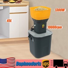 45L/11.89Gal Electric Grain Grinder, Agricultural Feed Grain Mill Grinder 5 Mode