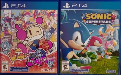 Super Bomberman R 2 & Sonic Superstars (PS4 VIDEO GAMES)