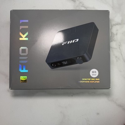 FiiO K11 Desktop Balanced USB DAC & Headphone Amp 1400mW Hi-Res (Black, US Plug)