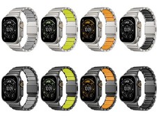 For Apple watch Ultra11 Magnetic Silicone Bracelet Strap 42/44/45/46/49MM