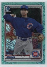2020 Bowman Chrome Prospects Aqua Shimmer Refractor 114/125 Aramis Ademan 0q9m