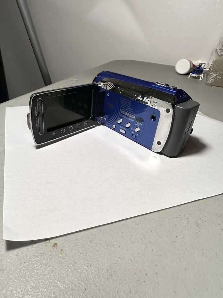 JVC Everio GZ-MS120AU Camcorder Camera Handheld Blue  - Image 3 of 4