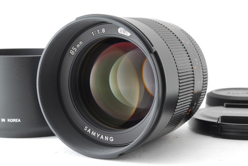 Mint Samyang 85mm f1.8 UMC CS X Prime Lens for Fujifilm X Mount APS‑C from Japan