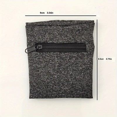 Handy Reliable Zipper Wrist Wallet for Outdoor Travel Adventures for Key Storage