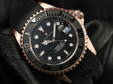 Steinhart Ocean One Pink Gold Ceramic 42mm - Swiss Movement + No Cyclops Crystal