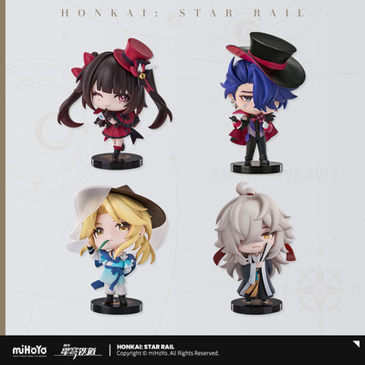 miHoYo Honkai: Star Rail Nameless Medal Figures Sparkle Jing Yuan Sampo Yanqing
