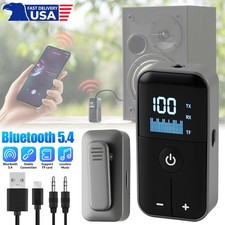 Bluetooth5.4 Audio Adapter Wireless Receiver Transmitter MP3 Player 3.5mm Aux A 