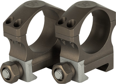 NightForce X-Treme Duty Ultralite 1.0'' Medium 30mm 4 screw Dark Earth Rings A677