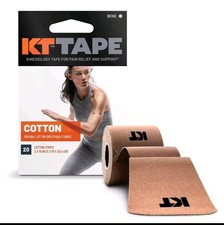 20PK KT Tape Kinesiology Tape Pain Relief 2x10 Original Cotton Breathable Fabric