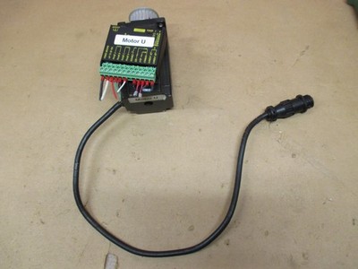 60HS100DE1B STEPPING ELECTRIC MOTOR & GECKODRIVE G201 10 USTEP DRIVE (U) USED