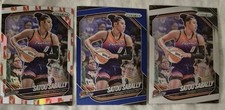 SATOU SABALLY PRIZM LOGOFRACTOR WNBA 2025 Prizm BLUE VELOCITY #4 & Base MERCURY