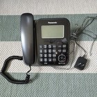 Panasonic KX-TG4771 Trimline Corded Telephone Speakerphone, 1 Line, Black — photo 2