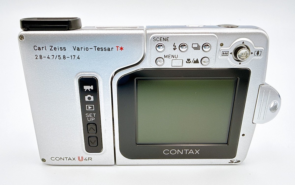 【良品】KYOCERA CONTAX U4R Kyocera Contax U4R Digital Camera Camel in Box - No battery