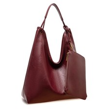 Oversized Slouchy Hobo Bag for Women, Large 15.7" Leather Crossbody Tote Sh...