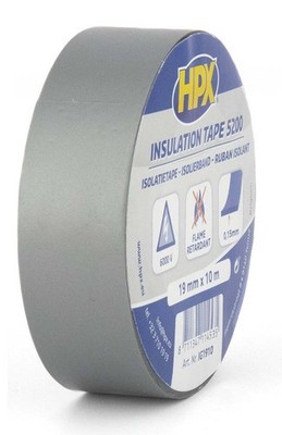 Klebeband HPX Isolierband XB1910 Grau 19mm x 10m (Temperaturbeständigkeit von -