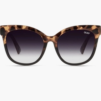 QUAY ITS MY WAY Women's QW-000144 Milky Tort Frames / Smoke Lenses Sunglasses