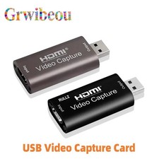 HDMI to USB 2.0 Video Capture Card 1080P Game Recording Box Live Stream PS4 PC