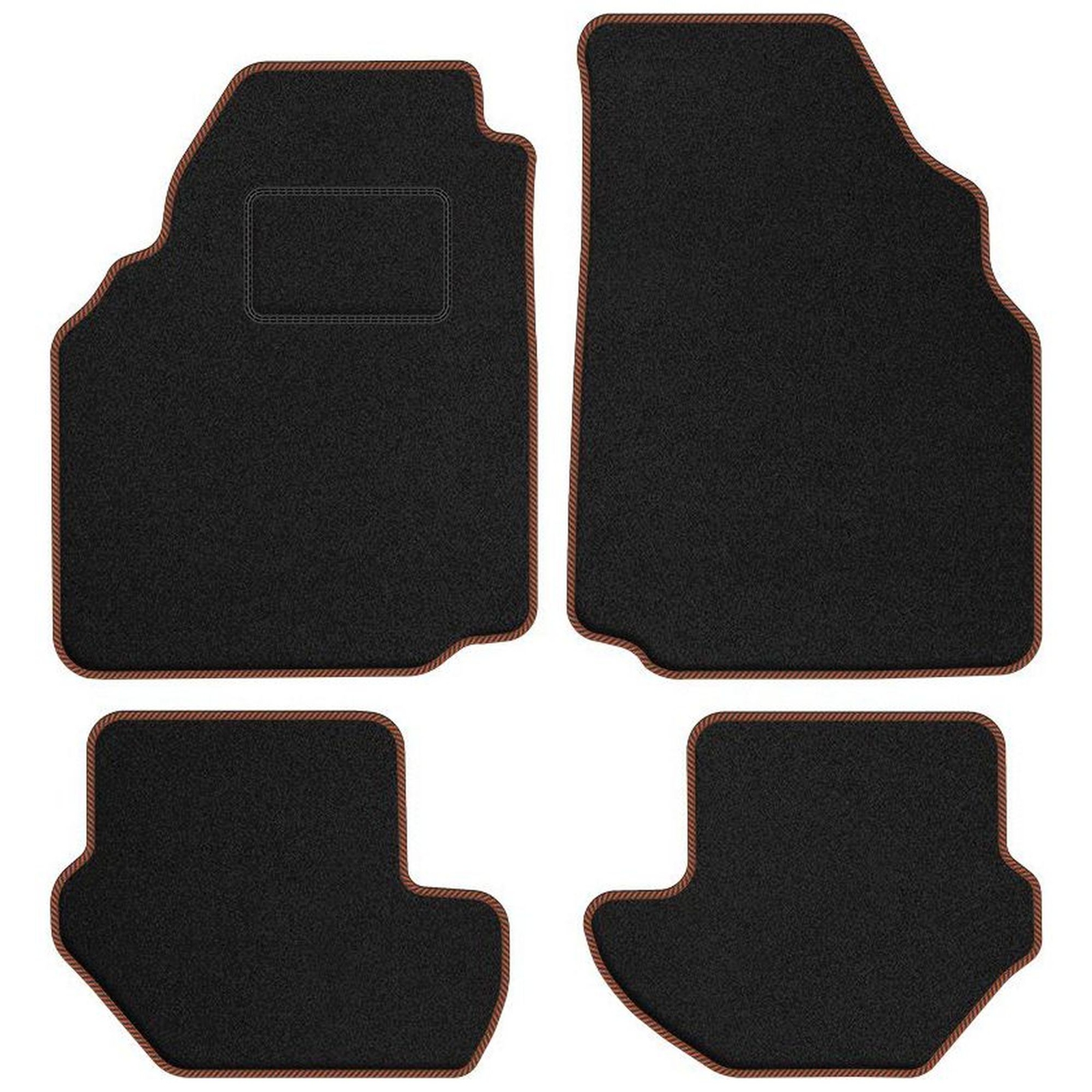 Tapis de sol moquette doux et antidérapant Ford Puma marron