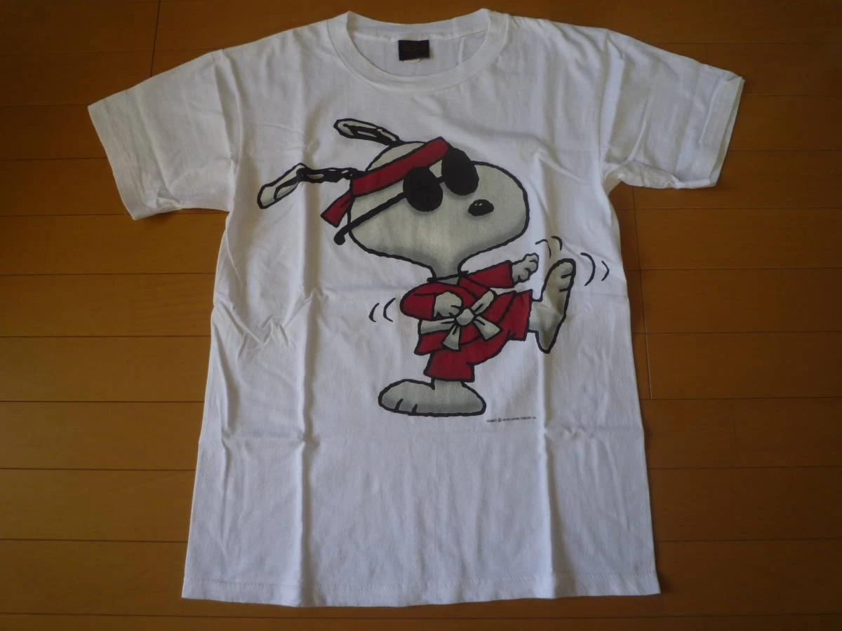 90s Changes Made In USA Vintage Peanuts Snoopy T Shirt Joecool Joe Cool Karate