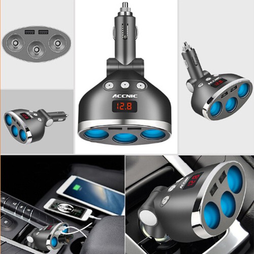 Vehicle Electronics Powered Devices 12v Lighter Socket Outlet Adapter - 第 1/12 張圖片