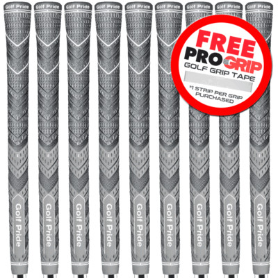 GOLF PRIDE MCC Plus4  GRAU JUMBO OVERSIZE GOLFGRIFF / MULTIBUY ANGEBOTE + GRATIS BAND