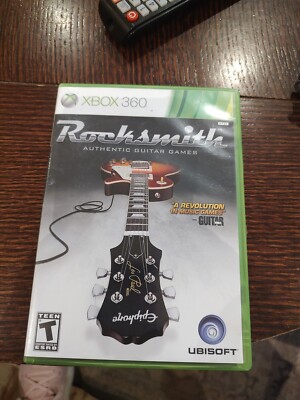 Xbox 360 Rocksmith Authentic Guitar Game By Ubisoft