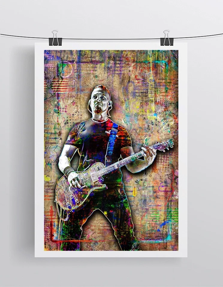 Mark Tremont Poster, Mark Tremonti Creed and Alter Bridge Pop Art Free Ship US - Image 2 of 4