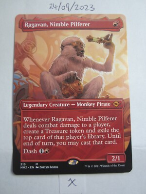 Ragavan, Nimble Pilferer - Borderless / Extended / Full Art - MH2 - MtG - Lot X
