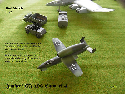 Junkers EF 126 Entwurf 4       1/72 Bird Models Resinbausatz / resin kit
