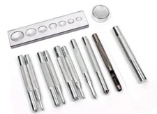 Die Punch Tool Set 10/12/15/17mm Rivets/Popper Snap Fasteners Press Studs Button