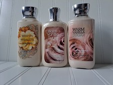 Lot 3 Bath Body Works WARM VANILLA SUGAR Body Lotion 8 fl.oz 236 ml ALL SEALED