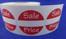 100 Sales Price Self-Adhesive Labels 1" Stickers / Tags Retail Store Supplies