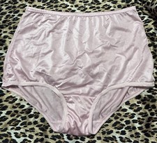 vintage Second Skin panties Hi Cut Liquid Nylon size 9 Bubble Gum Pink