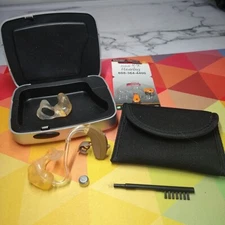 Resound ZIGA (ZG71-DVI) Hearing Aid Single Battery Powered W/Case and Ear Molds