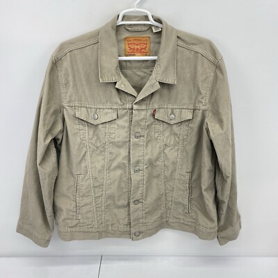 Levi's Jacket Men 2XL Corduroy Standard Button Trucker Type