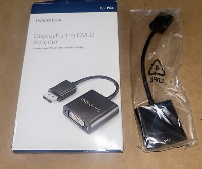 Insignia Display Port to DVI-D Cable PC NS-PD94501