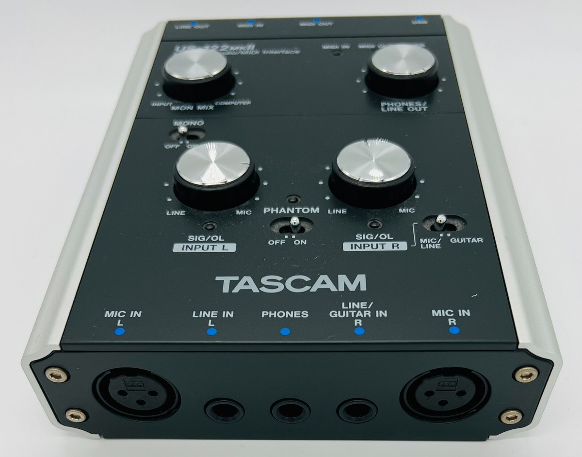 Tascam US122MKII USB Audio/Midi Interface From Japan