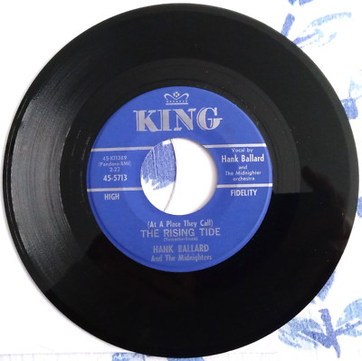 HANK BALLARD, THE RISING TIDE, 1962 US KING LABEL, R&B,SOUL, REISSUE?, EX.