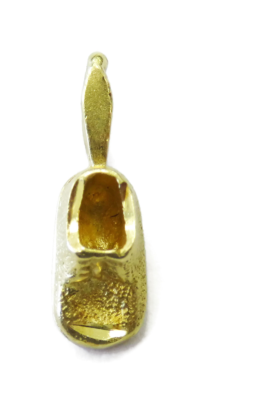 14K Yellow Gold Baby Shoe Charm Necklace Pendant ~ 1.0g