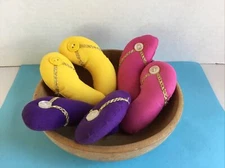 BEACH THEME Flip Flops Bowl Fillers Ornies Tucks make do decors set of 6