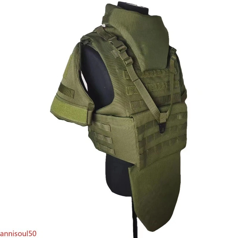 Traje Protector Completo KFL Chaleco Táctico Armadura Corporal Accesorio Bolsa Material Oxford Foto 2 de 4