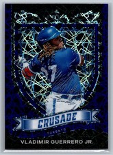 2021 Chronicles Crusade Blue Velocity #4 Vladimir Guerrero Jr. Toronto Blue Jays