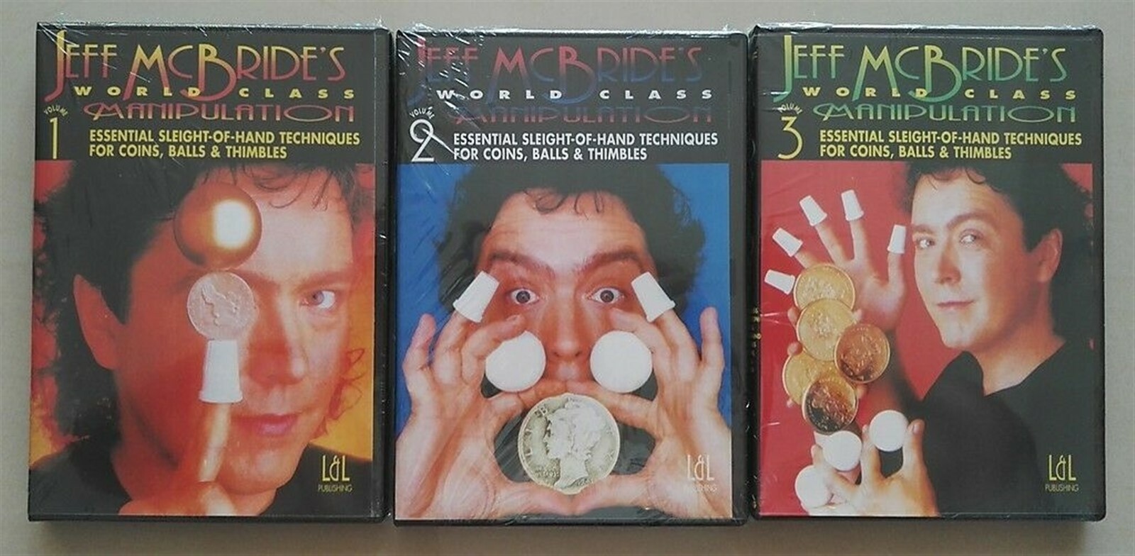 Jeff McBride World Class Manipulation Card Magic 3 DVD Complete Set Series  | eBay