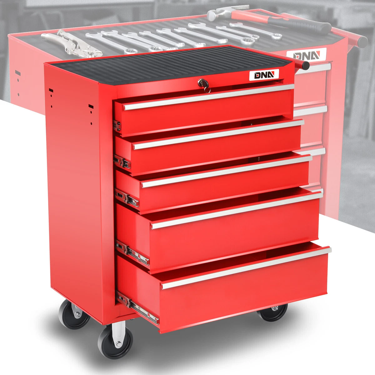 5 drawer tool cart deals