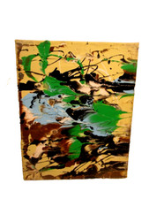 quadri astratti muschio yai arte 8x10